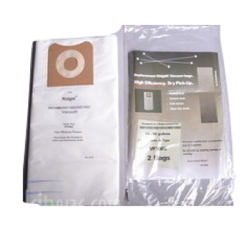 Shop Vac Ridgid WD1450, WD1850 \u0026 WD1950 Paper Bags 2 Pk - GK-3502 -  Walmart.com