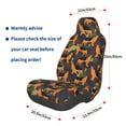 thumbnail image 3 of Lsque German Shepherd Dog Pattern Car Seat Covers for Front Seats , Waterproof Seat Covers for Cars, Sporty Front Seat Covers,Car Seat Cover Protector Front Seats, 3 of 5