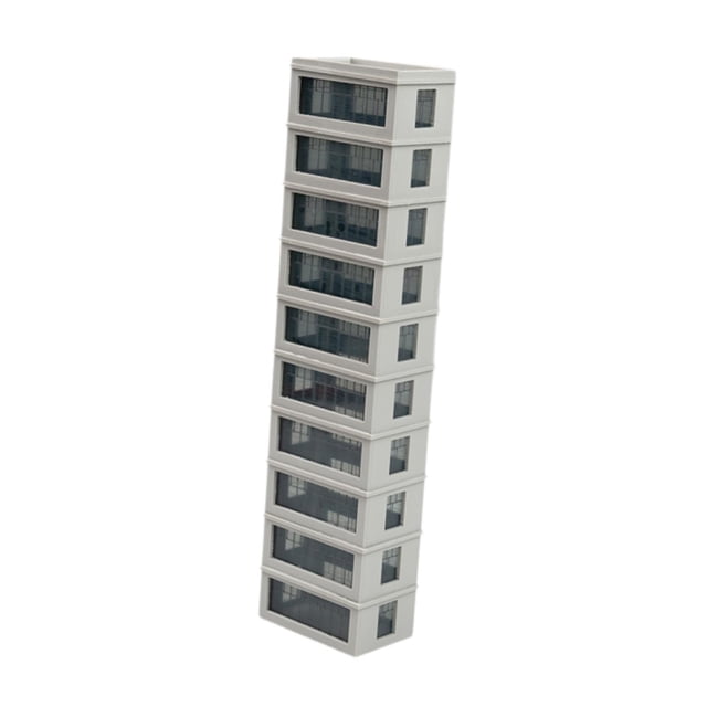 ZLight Modèle de Chemin de Fer Bâtiments Simulation N Échelle Paysage Rue Fée pour 11.5x4.5x1.5cm Gris 5x3.2x20.3cm