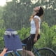 thumbnail image 3 of Conjunto de traje de lluvia reflectante para motocicleta y bicicleta, impermeable y pantalones de lluvia unisex para adultos de doble capa para actividades al aire libre, seguridad nocturna., 3 of 6