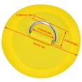 thumbnail image 4 of Parche Anillo en D 8 Cm PVC Con Forma Redonda para Paleta Tabla Surf () Amarillo, 4 of 4