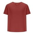 thumbnail image 4 of Mens Undershirts V Neck Muscle Shirt Short Sleeve Casual Slim Fit Basic Tee Shirts Lightweight Summer Stretch T-Shirt, 4 of 7