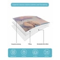 thumbnail image 5 of Beach Elephant Twin XL Size Down Alternative Comforter,Lightweight Comforter Quilt Bedding Set with Pillow Shams Natural Seaside Scenery Modern Paint Art Bed Comforter Duvet Insert 68"x98", 5 of 7