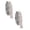 Silver B 2 Packs, variant on Jialinnn Rhinestone Ribbon Self-Adhesive Glitter Sticker Roll 3 Pack Silver