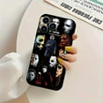 thumbnail image 6 of iPhone Case with Halloween Horror Movie Character Design, Shock-Resistant with Lens Protection, Made of Black TPU, Compatible with iPhone 11, 12, 13, 14, and 15 Pro Max, 6 of 6