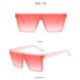 thumbnail image 2 of Gafas de sol cuadradas de gran tamaño para mujeres y hombres, gafas de sol de moda con parte superior plana y montura negra grande, mono Retro, gafas de sol de moda, 2 of 5