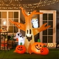 thumbnail image 7 of CHEERFUN Halloween Inflatable Tree with Ghosts, Pumpkins, and Owl - Outdoor Yard Decoration, 7 of 7