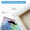 thumbnail image 4 of Stretched Blank Canvas Panels 8/Pack, 100% Cotton Acid Free Artist Canvas Boards, 4 of 7