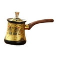 thumbnail image 1 of Tnarru Turkish Coffee Pot Chocolate Butter Milk Cup W Anti Overflow Spout Turkish Coffee Maker Saucepan for Milk for Kitchen Camping 72ml, 1 of 8