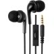 thumbnail image 1 of Auriculares internos con cable, auriculares con micrófono, negro, 1 of 5