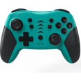thumbnail image 1 of Switch Controller, Wireless Switch Pro Controller for Switch/ Switch Lite/ PS3/ PC with 600mAh Built-in Battery, Wireless Remote Gamepad Supports Gyro Axis, Turbo and Dual Vibration-Green, 1 of 5