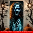thumbnail image 3 of 1 PC, 2D Flat/ Flat art decorative door cover decoration, creepy and terrifying design patterns, 70.87x35.43 inches (180x90cm), universal daily wall decoration, elegant daily front door decoration, p, 3 of 5