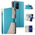 thumbnail image 1 of Funda cartera GANGXUN para Xiaomi Redmi Note 12s 4G , cuero PU con tarjetero, cremallera, correa de mano, soporte y protección 1194°, 1 of 6
