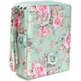 thumbnail image 1 of GHSDFBB Twill Fabric Pencil Case with Zipper Closure, Green Rose, 219 Count, 1 of 7