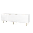 thumbnail image 3 of Warm White TV Cabinet for 80 - inch TV / High - strength and Elegant for Home, 3 of 5