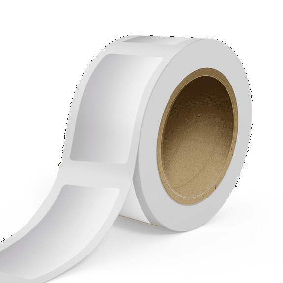 JAM Paper Standard Label Rolls, Rectangle, 2 x 4, Silver Metallic Foil, 125 Labels/Roll