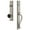 Satin Nickel, variant on Grandeur 852259 Carre Solid Brass Rose Keyed Entry Single Cylinder 'S' Grip Handleset -