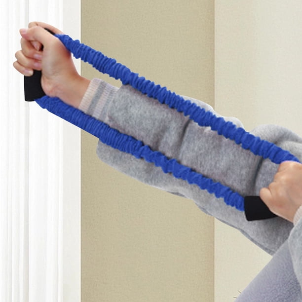 Entrenador de tiro con arco, cuerda de resistencia transpirable para tiro con arco compuesto (azul)