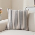 thumbnail image 6 of Darzheoy Boho Throw Pillow,Farmhouse Decorative Striped Square Pillow,Yarn Dyed Striped Woven Cushion Pillow,Soft Cotton Blend Decorative Cushion Pillow for Sofa Living Room Bedroom Home Decor, 6 of 6