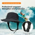 thumbnail image 6 of Matoen Summer Bucket Rain Hat with Chin Strap Quick Dry Packable Women Sun Hat Fishing Hat UV Protection, 6 of 7
