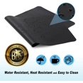 thumbnail image 4 of Table Pad, Desk Pad, 70 * 35cm Pu Leather Table Pad, Laptop Table Pad, Double-Sided (Black / Black), 4 of 4