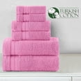 thumbnail image 4 of Elegant Comfort 6-Piece Towel Set - Three Line Popcorn Design, 100% Turkish Soft and Absorbent, 4 of 5
