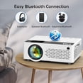 thumbnail image 3 of Miniproyector TMY 2024 Bluetooth 1080P Full HD portátil, 3 of 7