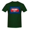 thumbnail image 3 of Yiaed Trump 2024 Take America Back Print Mens T-Shirt,Lightweight Cotton Tee, Crewneck T-Shirt For Men Basic Tee Shirt-6X-Large, 3 of 5