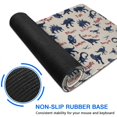 thumbnail image 6 of Long Mouse Pads for Desk,Beige Dinosaurs Text Pattern Desk Mats on Top Of Desks, Desk Mouse Pad Extra Large with 3mm Non-Slip Base and Stitched Edge for Gaming,Office,Work,Home 31.5"x11.8", 6 of 6