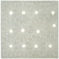 thumbnail image 4 of SAFAVIEH Soho Megan Floral Wool Area Rug, Blue/Ivory, 7'6" x 9'6", 4 of 6