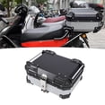 thumbnail image 1 of Caja Superior De La Motocicleta, Bloqueo De Seguridad 25L, Tronco De Aluminio Para Casco Y Equipaje, Resistente Al Polvo Y Agua, Una Placa Inferior De Liberación Rápida,, 1 of 7