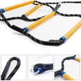 thumbnail image 2 of HUGFEGWE Boat Rope Ladder,Heavy Duty Polyester Line Marine Climbing Rope for Inflatable Boat,Pontoon Boat,Kayak,Canoeing,Motorboat(4 Steps/5 Steps) (4 Steps) CJB91-89476, 2 of 7