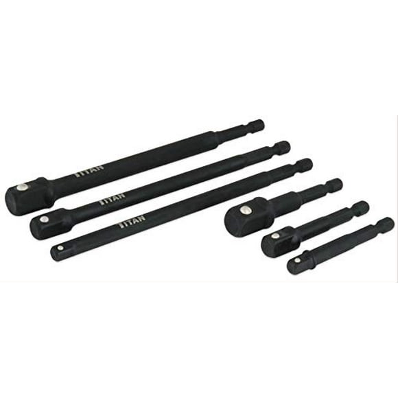 TITAN 12087 6-Piece Impact Socket Adapter Set