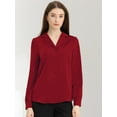 thumbnail image 2 of Top de manlarcon cuello camisero y botones pamujer Rojo XL, 2 of 6
