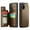 Brown, variant on for Samsung Galaxy A51 Case with Card Holder, Wallet Case for Women Men with RFID Blocking, Durable Leather Kickstand Magnetic Clasp Shockproof Phone Case for Samsung Galaxy A51