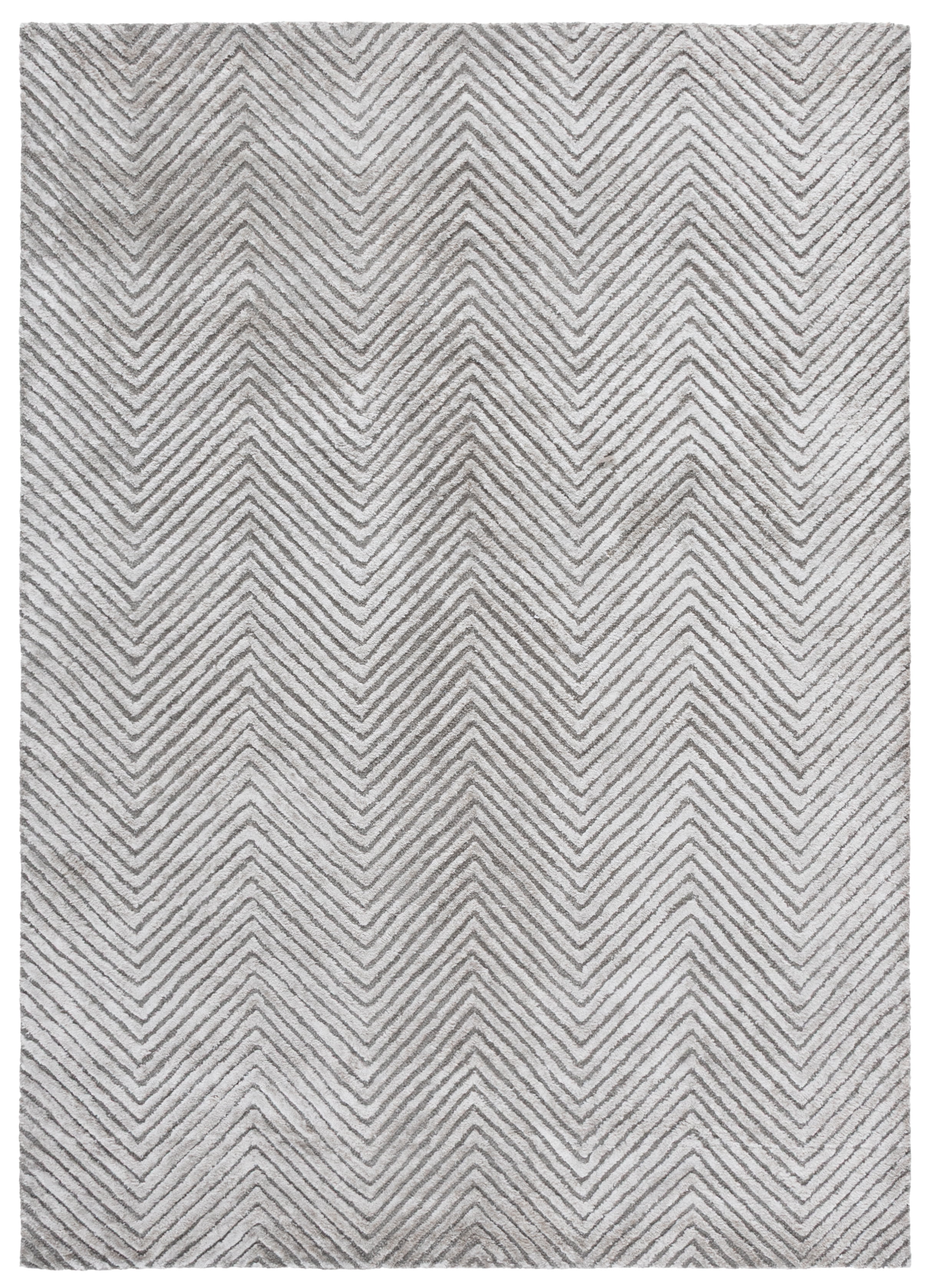 Safavieh Glamour Petar Chevron Area Rug, Silver, 6' x 9'