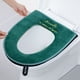 thumbnail image 5 of Fiudx Funda de Inodoro con Cremallera, Diseño Bordado Suave, Fácil Instalación, Respaldo Higiénico E Impermeable, Material Duradero, Ideal para Las Cuatro Estaciones, Color Verde, Tamaño 43 X 37 X 3, 5 of 6