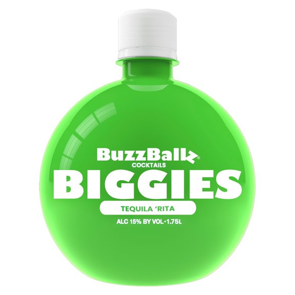 BuzzBallz Biggies Tequila 'Rita,  1.75L Bottle, ABV 15%