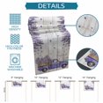 thumbnail image 6 of Purple Floral Table Runner 72 Inches, Spring Farmhouse Lavender Truck Wooden Gray Bed Runner Dresser Scarves Tabletop for Indoor Outdoor Parties/Ceremony/Banquet, 18" x 72", 6 of 9