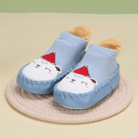 

TOWED22 Kids Slippers Girls Autumn And Winter Cute Children Toddler Shoes Flat Bottom Non Slip Floor Sports Shoes Socks Shoes Hot Pink