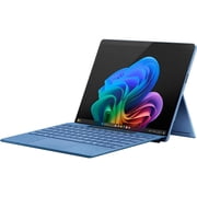 Microsoft Surface Pro Copilot+ PC Touchscreen 13 LCD Snapdragon X Plus 16GB RAM 512GB SSD (11th Edition) Sapphire + Microsoft Surface Pro Keyboard for Pro (11th Edition), for Pro 9, and Pro 8 Black