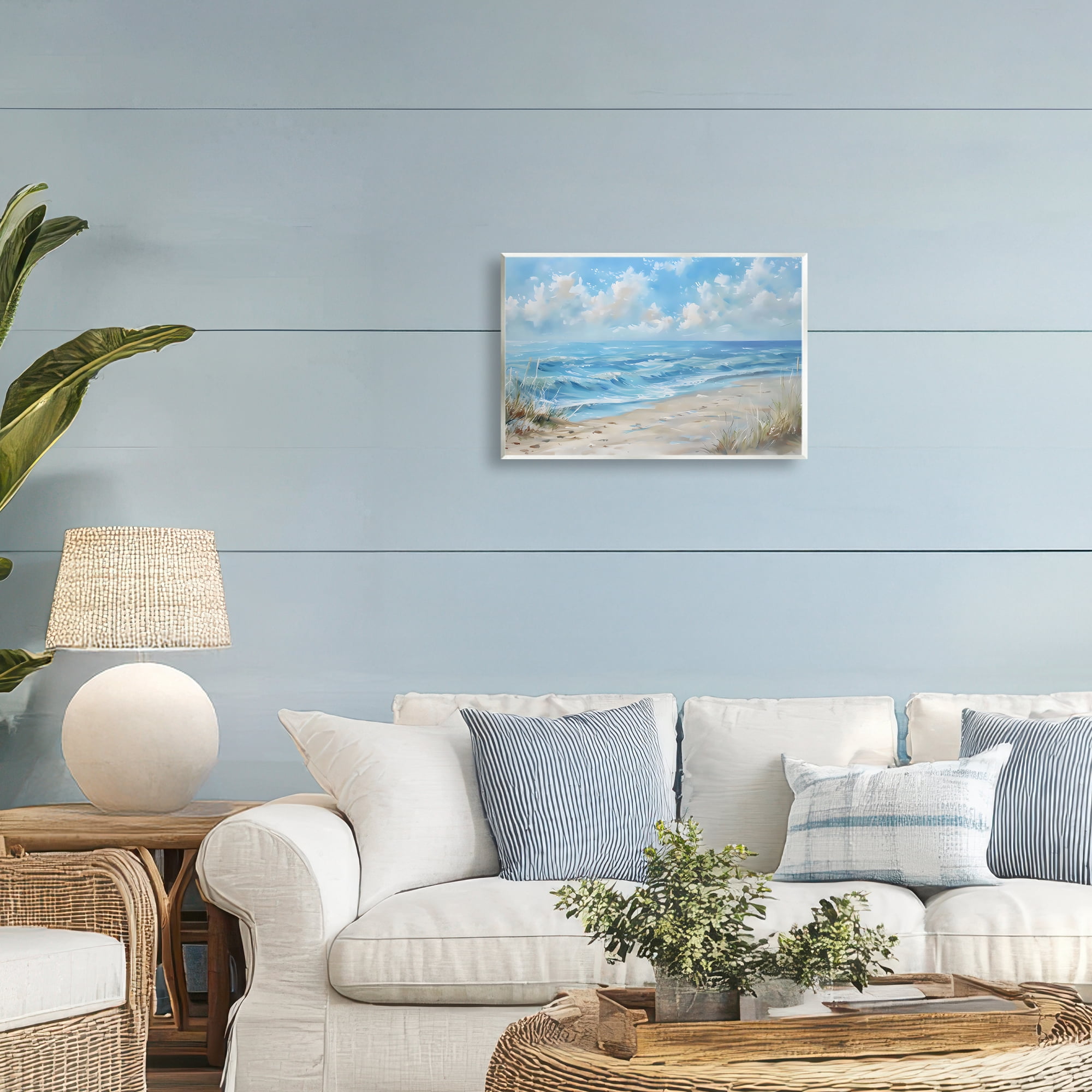Stupell Industries Coastal Tranquility Horizon Wall Plaque Art, design by Creative Studio