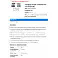 thumbnail image 2 of Front Brake Pad Set - Compatible with 2009 Kia Borrego, 2 of 2