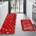 thumbnail image 4 of Alfombras de baño, alfombras para sala de estar, alfombra de área, alfombra de baño con temática de San Valentín, alfombra antideslizante para puerta, alfombra absorbente para baño y porche, alfombra, 4 of 9