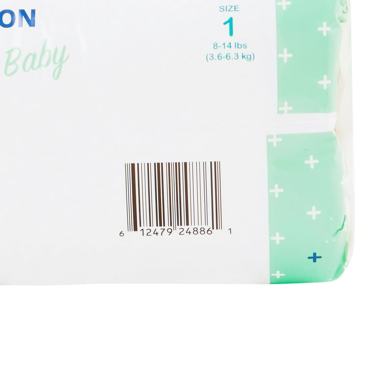McKesson Baby Baby Diaper Size 1, 8 to 14 lbs. BD-SZ1, 120 Ct 