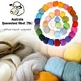 thumbnail image 3 of 3.5oz Needle Felting Wool Roving for Needle Felting Kits 100g, 3 of 8