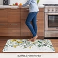 thumbnail image 6 of Flowers Eucalyptus Door Mat Indoor Outdoor,Rustic Botanical Daisy Leaves Floral Non Slip Welcome Mat with Rubber Backing,Absorbent Fabric Front Door Mats Entryway Rug for Home Patio Entrance 18"x30", 6 of 8