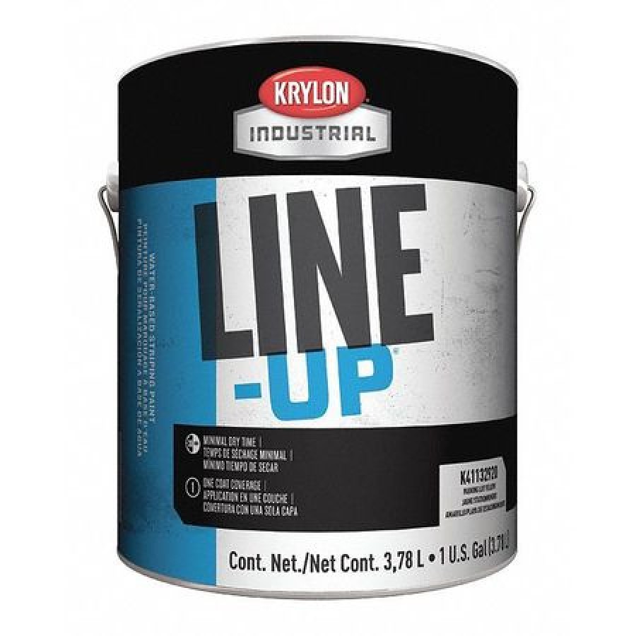 KRYLON INDUSTRIAL K4113292016 Pavement Striping Paint, 1 gal., Parking