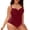 #150-Wine, variant on Roncen Women's Plus Size One Piece Swimsuits Tummy Control Bathing Suits for Women Criss Cross Ruched Push Up Vintage Retro Swimwear