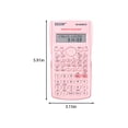 thumbnail image 3 of Cagogo Scientific Calculator, 12 Digit Display Multifunctional Function Calculator for Study, Large Screen Learning Calculator for High Study College Exams, Math Algebra Trigonometry Statistics, 3 of 6